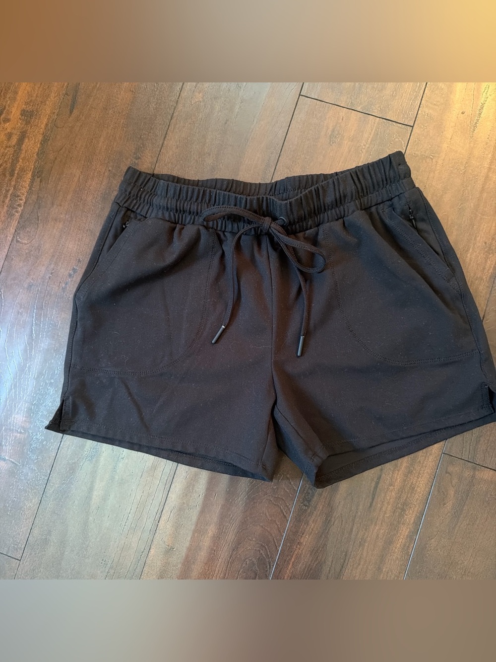 Rachel Zoe Black Drawstring Athletic Shorts